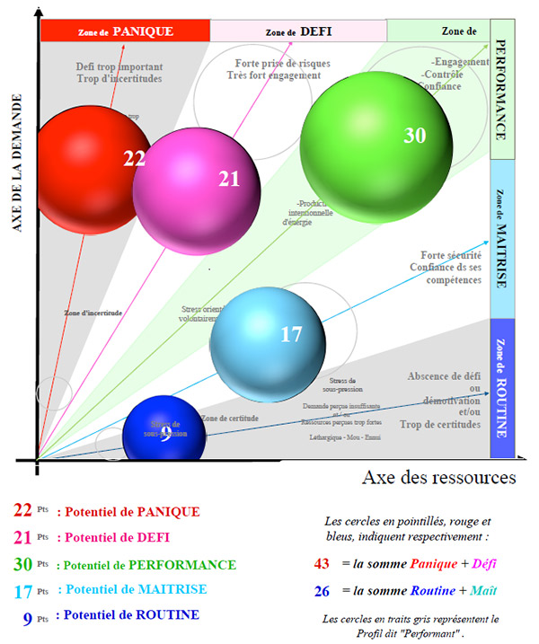 Schéma profil d'aptitude au défi