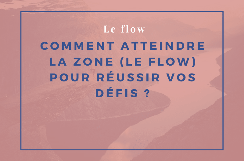 Lire la suite à propos de l’article Comment atteindre la zone (le flow) pour réussir vos défis ?